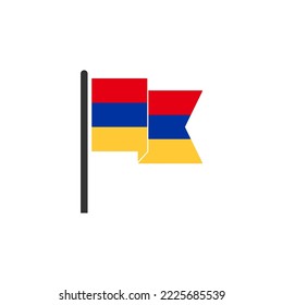 Armenia independence day vector icon set sign symbol