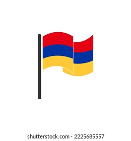 Armenia independence day vector icon set sign symbol