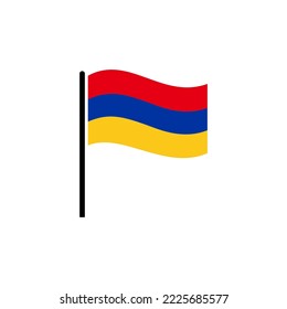 Armenia independence day vector icon set sign symbol