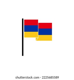 Armenia independence day vector icon set sign symbol