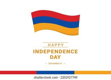 Armenia Independence Day. Vector Illustration. The illustration is suitable for banners, flyers, stickers, cards, etc.