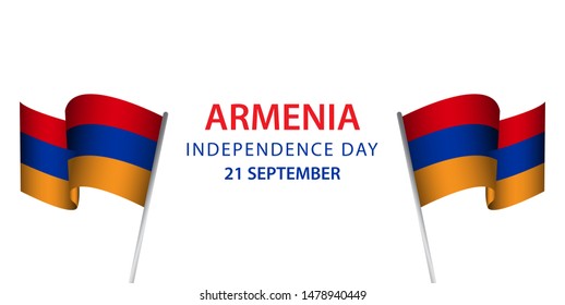 Armenia Independence Day Vector Template Design Illustration