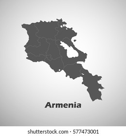 Armenia map.