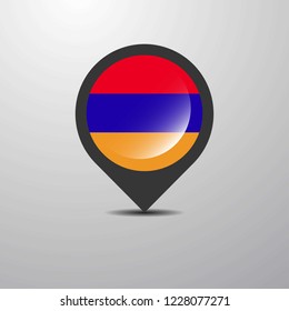 Armenia Map Pin