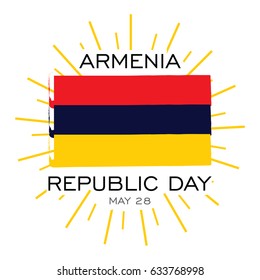 Armenia Republic Day Logo Vector Template