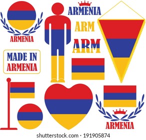 Armenia. Vector Illustration