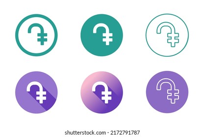 Armenian Dram Symbol Icon Set