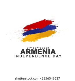 Armenian Independence Day is celebrated on September 21st. Vector illustration design