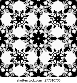 armenian seamless pattern. orient flower. illustration