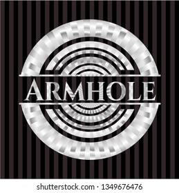 Armhole silvery badge or emblem