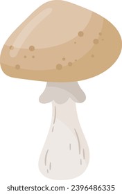 Armillaria Mellea Mushroom Plant Vector illustration