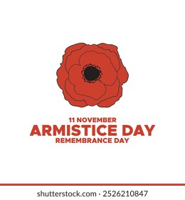 Armistice Day, Remembrance Day,  11 November, greeting card, vector graphic Remembrance Day or Armistice Day.