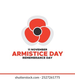 Armistice Day, Remembrance Day,  11 November, greeting card, vector graphic Remembrance Day or Armistice Day.