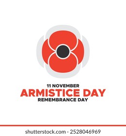 Armistice Day, Remembrance Day,  11 November, greeting card, vector graphic Remembrance Day or Armistice Day.