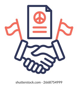 Armistice Icon Element For Design And Vector