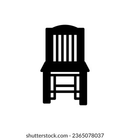 Armless Chair icon in vector. Logotype