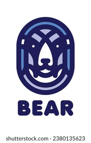 armor bear filled outline logo