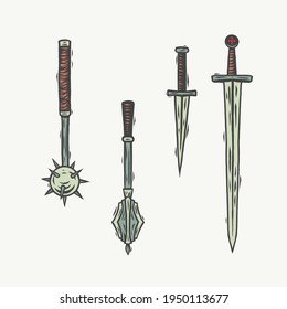 The armor. Can be used as a sketch of a tattoo.