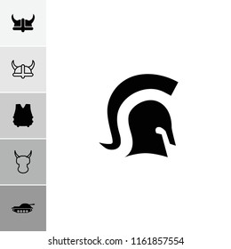 Armor icon. collection of 6 armor filled and outline icons such as knight, helmet, bulletproof vest. editable armor icons for web and mobile.