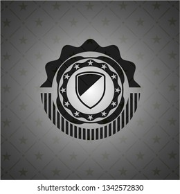 armor icon inside black emblem