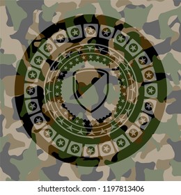 armor icon inside camouflage texture