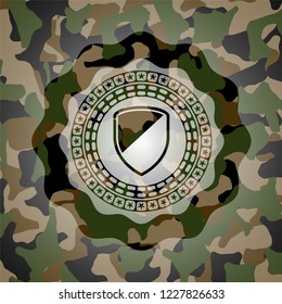 armor icon inside camouflage texture