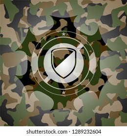 armor icon inside camouflage texture