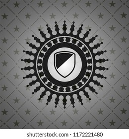 armor icon inside dark badge