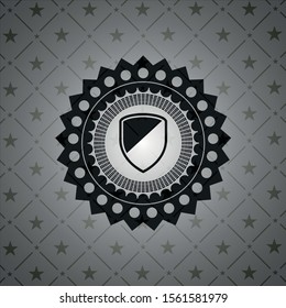 armor icon inside dark badge