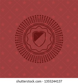 armor icon inside red icon or emblem