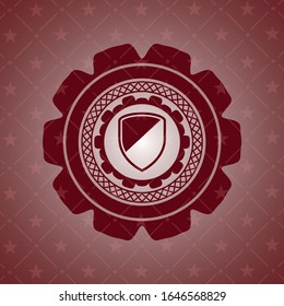 armor icon inside red emblem