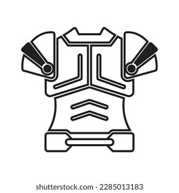 armor icon vector illustration logo design