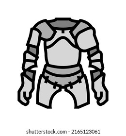 armor knight color icon vector. armor knight sign. isolated symbol illustration