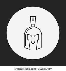 Armor line icon
