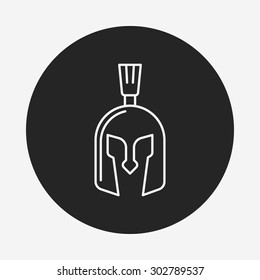 Armor line icon