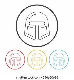 Armor line icon