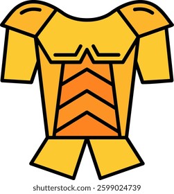 Armor Line vector Icon Design