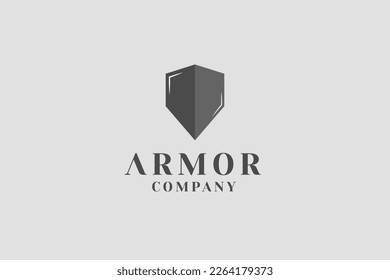 Armor Logo Vector Icon Illustration
