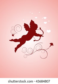 armor on floral background