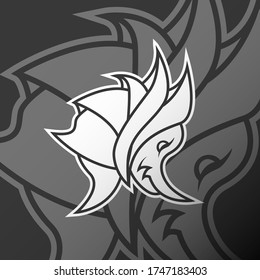 Armor Sea Horse Logo Icon Mascot Cartoon. Esport, Team, Game, Asset, Sticker, Print.