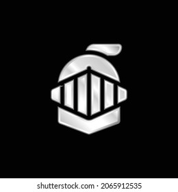 Rüstungssilberne Metallsymbol