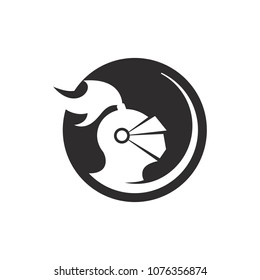 Armor Symbol. Ancient War Helmet Icon. Centurion Logo. vector eps 08.