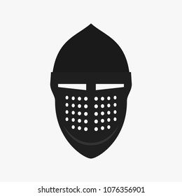 Armor Symbol. Ancient War Helmet Icon. Centurion Logo. vector eps 08.