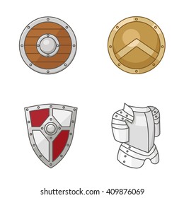 Armor vector icons