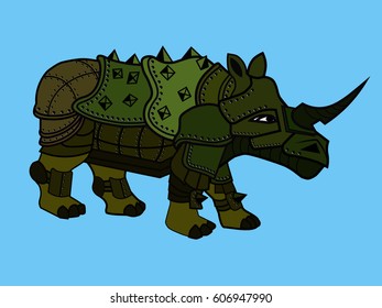 Armored Battle Rhinoceros