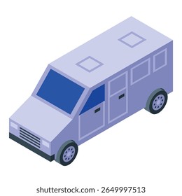 Armored cash transit van, ensuring secure transportation of valuables
