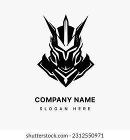 Armored Identity  Unleash the essence of resilience and fortitude in your brand with an impactful logo featuring an intricate armor illustration.