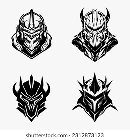 Armored Identity  Unleash the essence of resilience and fortitude in your brand with an impactful logo featuring an intricate armor illustration.