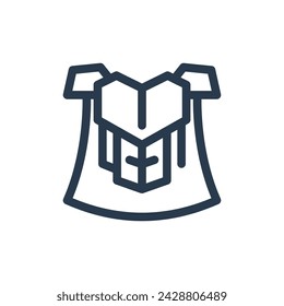Armored Knight Vector Illustration for Game Asset