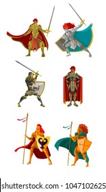 armored knight warriors